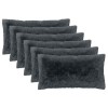 Párna huzat 6 pcs heerlen antracitszürke 40 x 80 cm