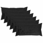 Párna huzat 6 pcs heerlen fekete 40 x 80 cm flanell