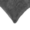 Párna huzat 2 db heerlen sötétszürke 40 x 80 cm műnyúl szőr