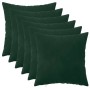 Párna huzat 6 pcs heerlen sötétzöld 45 x 45 cm bársony