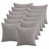 Párna huzat 12 pcs heerlen világosszürke 45 x 45 cm cord