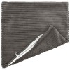 Párna huzat 6 pcs heerlen sötétszürke 45 x 45 cm cord