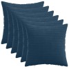 Párna huzat 6 pcs heerlen sötétkék 45 x 45 cm cord