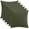 Párna huzat 6 pcs heerlen zöld 45 x 45 cm cord