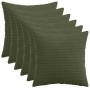 Párna huzat 6 pcs heerlen zöld 45 x 45 cm cord