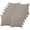 Párna huzat 12 pcs heerlen világosszürke 45 x 45 cm bouclé