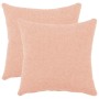 Párna huzat 2 pcs heerlen rózsaszín 45 x 45 cm bouclé