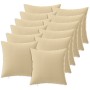 Párna huzat 12 pcs heerlen bézs 45 x 45 cm poliészter