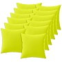 Párna huzat 12 pcs heerlen fényes zöld 45 x 45 cm poliészter