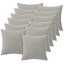 Párna huzat 12 pcs heerlen szürke 45 x 45 cm poliészter