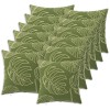 Párna huzat 12 pcs heerlen levélminta 45 x 45 cm poliészter