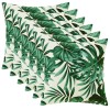 Párna huzat 6 pcs heerlen levélminta 45 x 45 cm poliészter