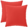 Párna huzat 2 pcs heerlen piros 45 x 45 cm poliészter