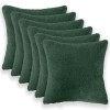 Párna huzat 6 pcs heerlen sötétzöld 45 x 45 cm bouclé