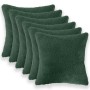 Párna huzat 6 pcs heerlen sötétzöld 45 x 45 cm bouclé
