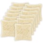 Párna huzat 12 pcs heerlen krémszínű 45 x 45 cm pv mikroplüss