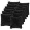Párna huzat 12 pcs heerlen fekete 45 x 45 cm pv mikroplüss