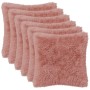 Párna huzat 6 pcs heerlen rózsaszín 45 x 45 cm pv mikroplüss