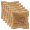 Párna huzat 6 pcs heerlen tópszínű 45 x 45 cm pv mikroplüss