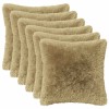 Párna huzat 6 pcs heerlen világos zöld 45 x 45 cm pv mikroplüss