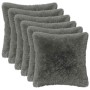 Párna huzat 6 pcs heerlen világosszürke 45 x 45 cm