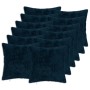 Párna huzat 12 db heerlen sötétkék 45 x 45 cm műnyúl szőr