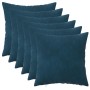 Párna huzat 6 pcs heerlen kék 50 x 50 cm bársony