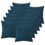 Párna huzat 12 pcs heerlen kék 50 x 50 cm bársony