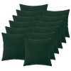 Párna huzat 12 pcs heerlen sötétzöld 50 x 50 cm bársony