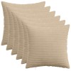 Párna huzat 6 pcs heerlen tópszínű 50 x 50 cm cord