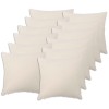 Párna huzat 12 pcs heerlen krémszínű 50 x 50 cm bouclé