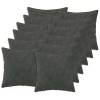 Párna huzat 12 pcs heerlen antracitszürke 50 x 50 cm
