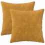 Párna huzat 2 pcs heerlen sárga 50 x 50 cm mikroszálas plüss