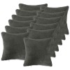 Párna huzat 12 pcs heerlen sötétszürke 50 x 50 cm bouclé