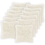 Párna huzat 12 pcs heerlen fehér 50 x 50 cm pv mikroplüss