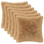 Párna huzat 6 pcs heerlen tópszínű 50 x 50 cm pv mikroplüss