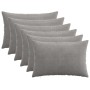 Párna huzat 6 pcs heerlen világosszürke 50 x 70 cm cord