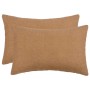 Párna huzat 2 pcs heerlen bézs 50 x 70 cm bouclé