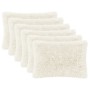 Párna huzat 6 pcs heerlen fehér 50 x 70 cm pv mikroplüss