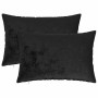 Párna huzat 2 pcs heerlen fekete 50 x 70 cm flanell
