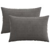 Párna huzat 2 pcs heerlen sötétszürke 50 x 75 cm cord