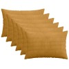 Párna huzat 6 pcs heerlen sárga 50 x 75 cm cord