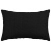 Párna huzat 6 pcs heerlen fekete 50 x 75 cm bouclé