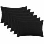 Párna huzat 6 pcs heerlen fekete 50 x 75 cm bouclé