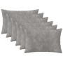 Párna huzat 6 pcs heerlen világosszürke 50 x 75 cm