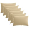 Párna huzat 6 pcs heerlen bézs 50 x 75 cm poliészter