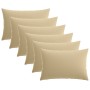 Párna huzat 6 pcs heerlen bézs 50 x 75 cm poliészter