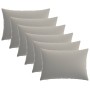 Párna huzat 6 pcs heerlen szürke 50 x 75 cm poliészter