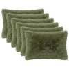 Párna huzat 6 pcs heerlen zöld 50 x 75 cm pv mikroplüss