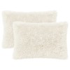 Párna huzat 2 pcs heerlen fehér 50 x 75 cm pv mikroplüss